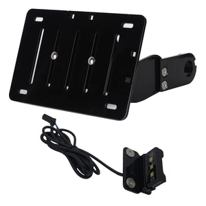Support latéral de plaque d'immatriculation avec LED pour Harley Fat Boy, Breakout, Heritage Classic, Low Rider - vue 8