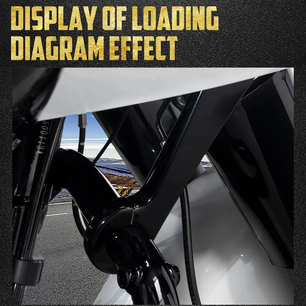 Support de fixation de carénage en aluminium pour Harley - vue 4