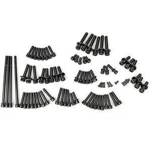 Kit de boulons moteur noirs pour Harley Touring - vue 4