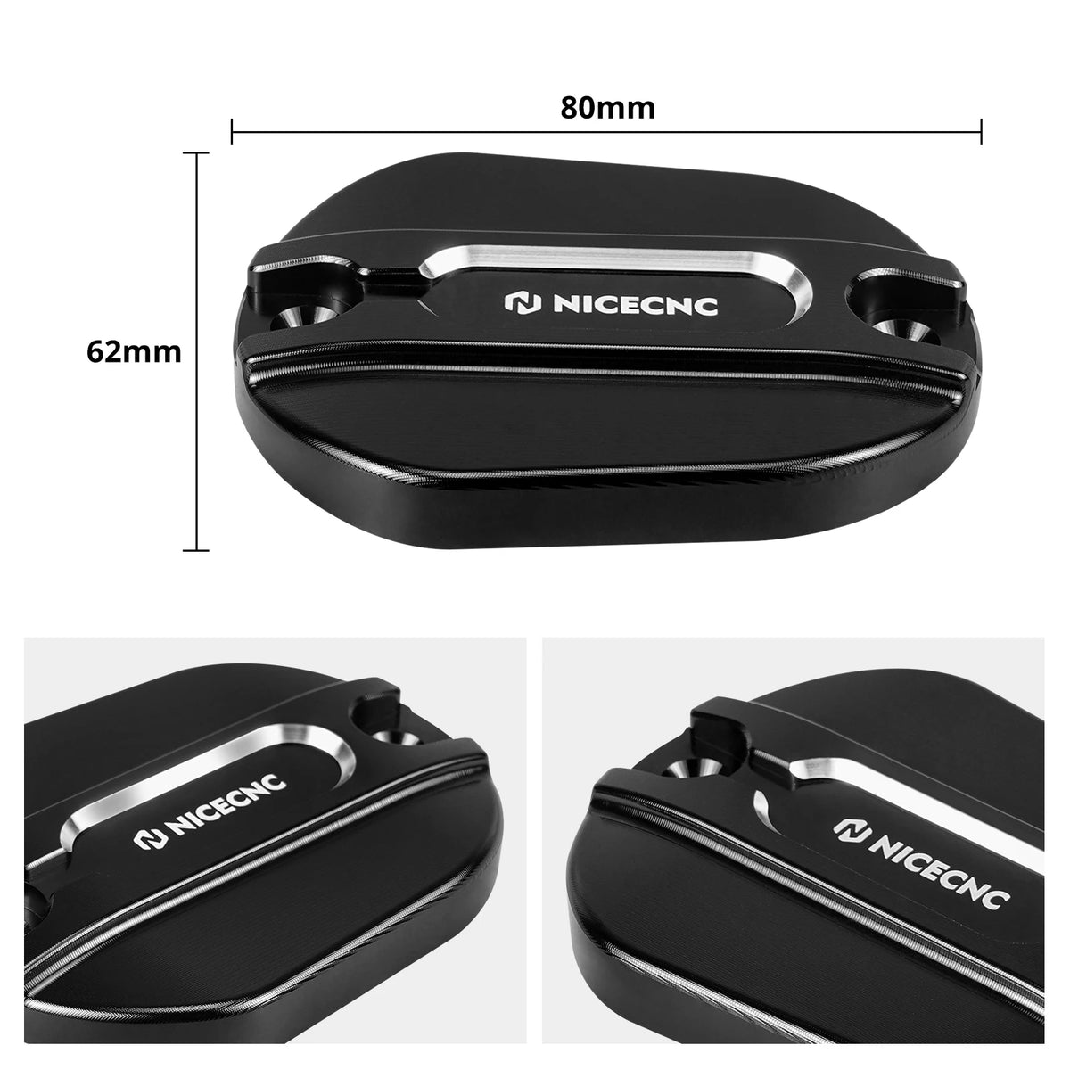 Couvercle de maître-cylindre pour Harley Sportster - frein avant - vue 4