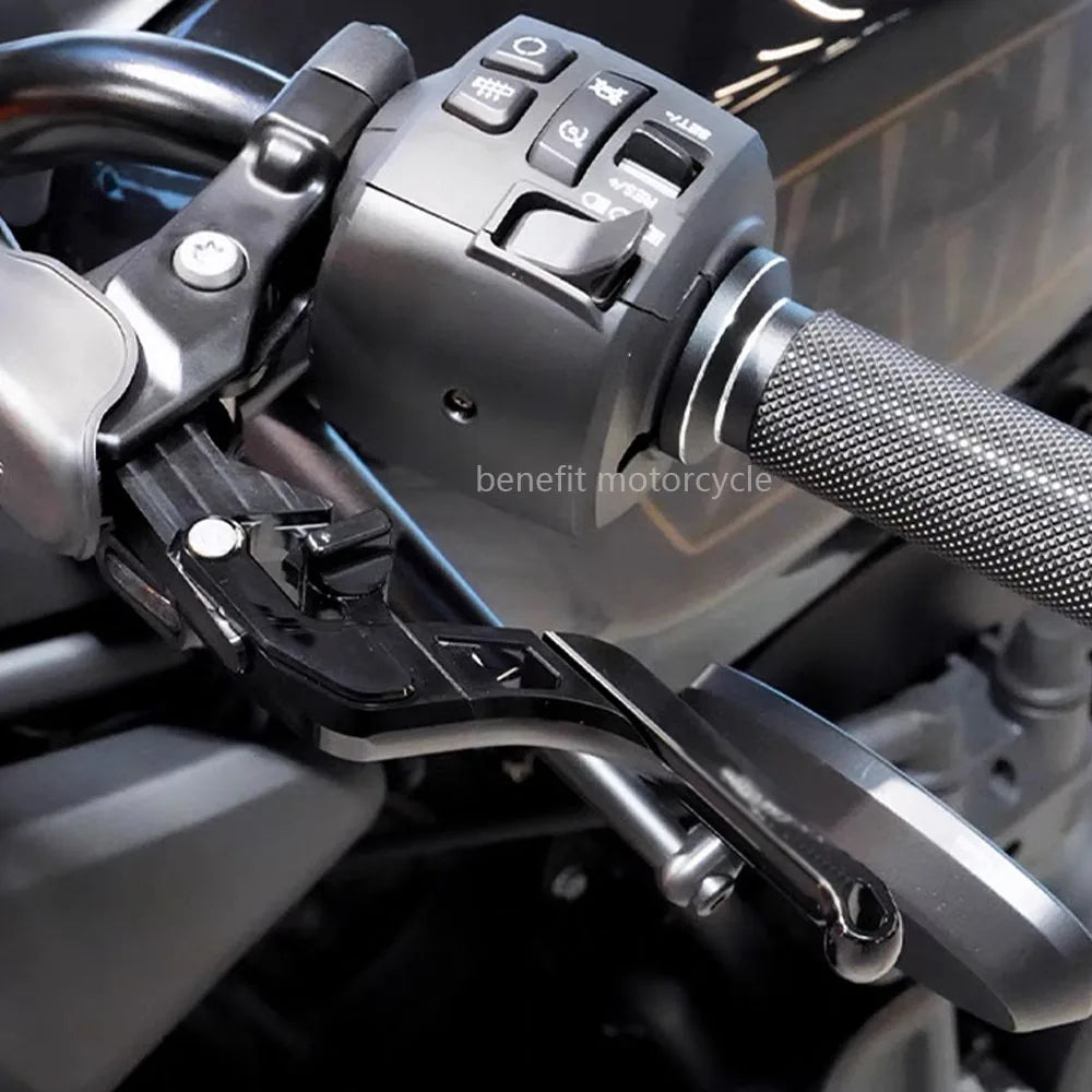 Paire de Leviers de Frein et d'Embrayage CNC Aluminium - Harley-Davidson Pan America 1250 S 2021-2024 – photo 1/7