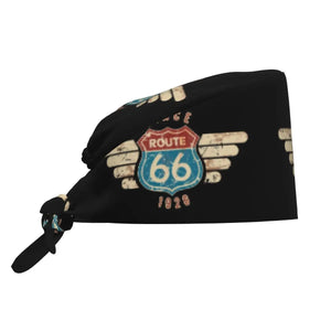 Bonnet léger imprimé Route 66 - vue de face - vue 1