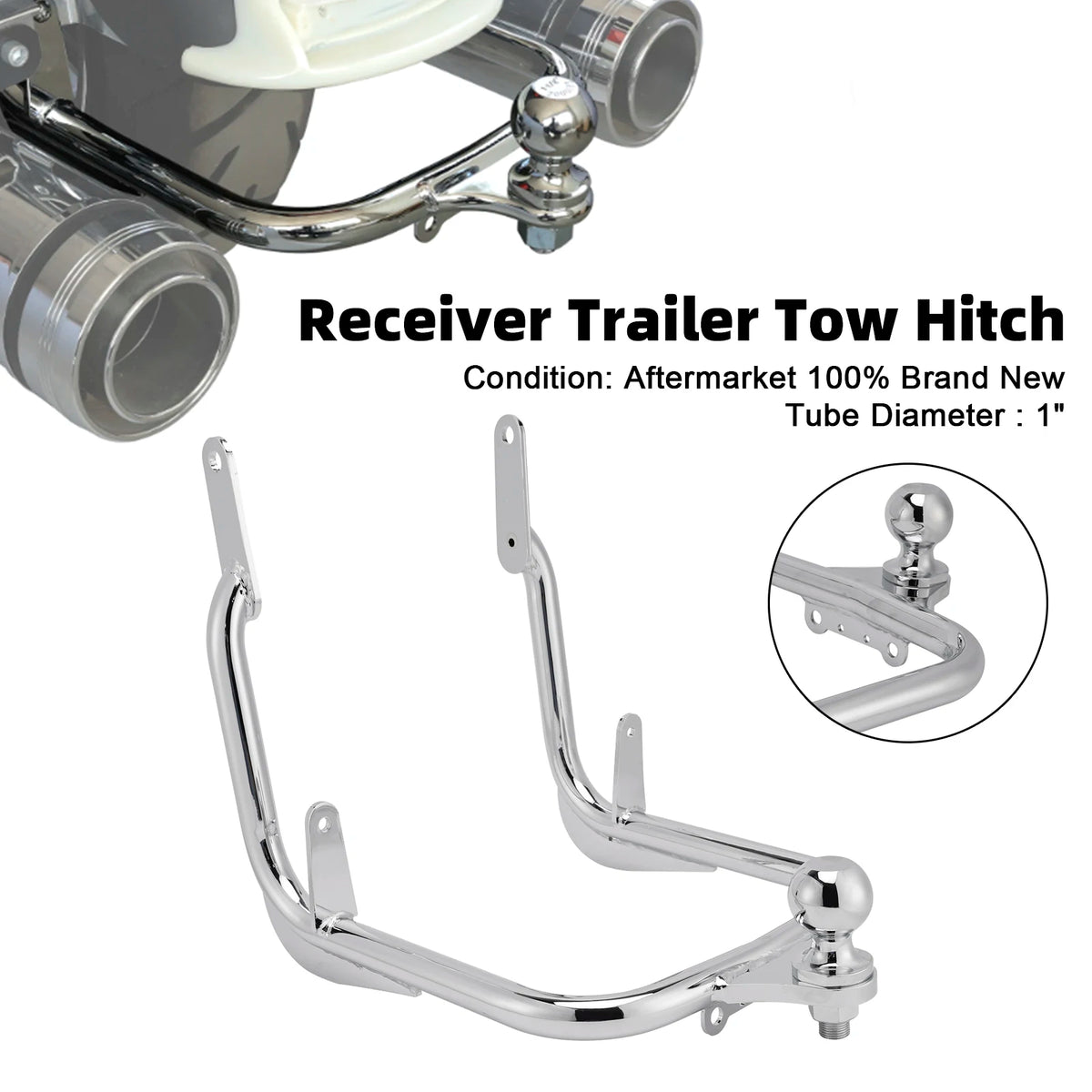 Attache-remorque pour Harley-Davidson Touring Electra Glide, Street Glide FLHX (2009-2023) – photo 8/8