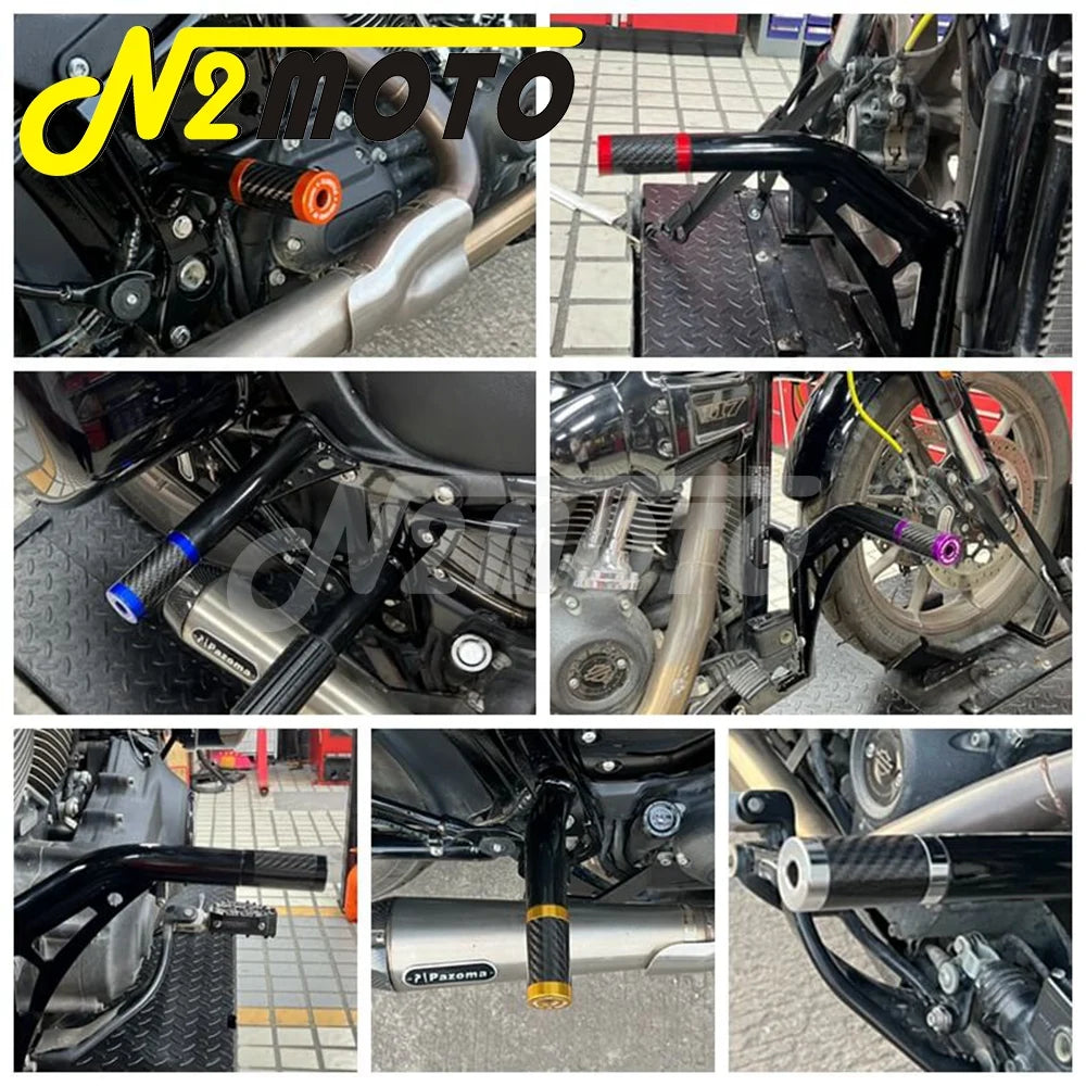 Paire d'embouts de glissière Pazoma pour barre de protection moto - vue 6