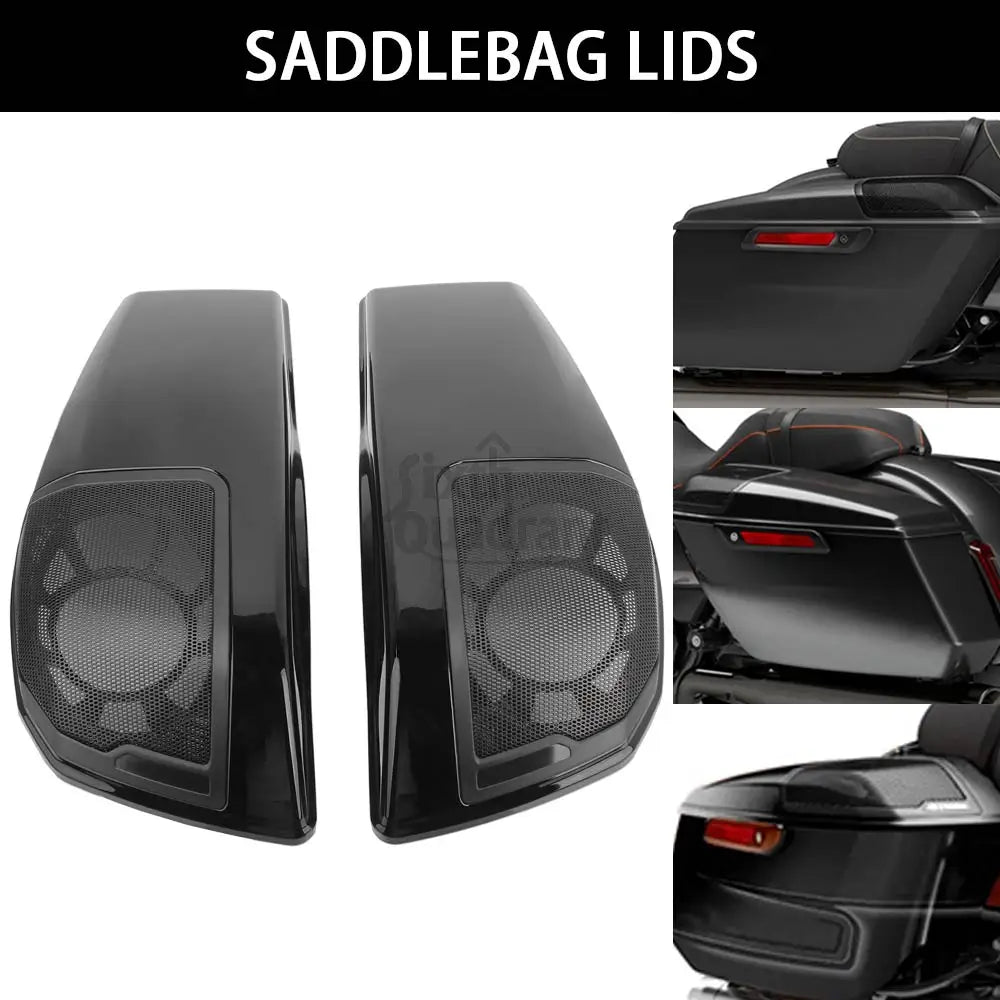 Paire de couvercles de sacoches cavalières étanches avec joint caoutchouc pour Harley CVO Road Glide ST FLTRXSTSE 2024-2025 - vue 1
