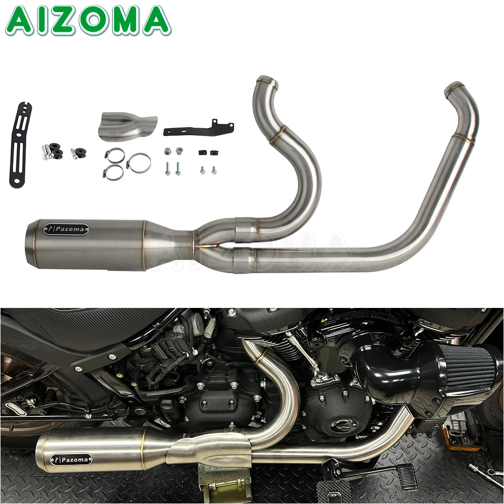 Système d'échappement pour Harley-Davidson Softail Low Rider ST FXLRST EI Diablo FXRST 117 2022 2023-24 – photo 17/20