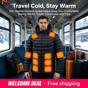 Parka chauffante USB pour homme - vue - vue 1