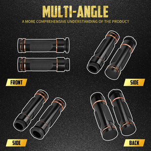 Poignées de guidon électroniques antidérapantes 1'' - Harley Touring, Street Glide, Trike, Softail Breakout, Low Rider S – photo 3/8