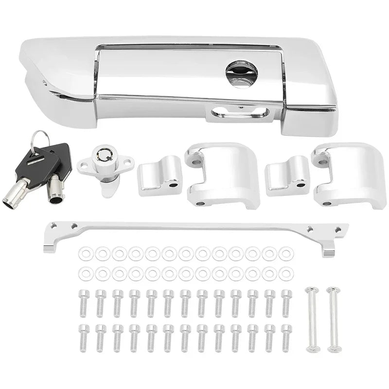 Kit de charnières, loquet et serrure pour sacoche rigide Harley Touring 2014+ - vue 7