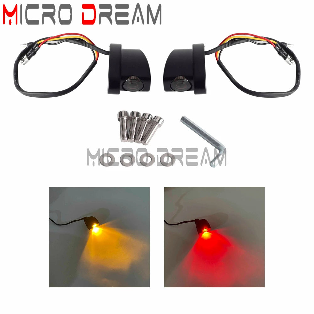 Clignotant LED de montant de garde-boue pour Harley - vue 9