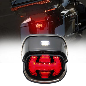 Feu arrière LED lay-down pour Harley Softail Dyna Touring - vue 3