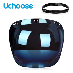 Visière bulle fumée relevable pour casque de moto - vue 12