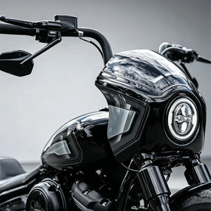 Cache de Phare Avant Noir Brillant - Harley-Davidson Softail Street Bob FXBB/S, Standard FXST 2018-2026 – photo 2/6