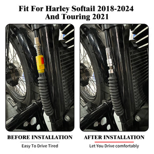 Ajusteur de câble d'embrayage chromé pour Harley-Davidson Softail 2018-2024, Touring 2021 – photo 2/6