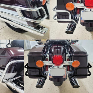 Arceaux de Protection de Sacoches Chromés (Guard Rails) - Harley-Davidson Touring 2014 et + – photo 2/8