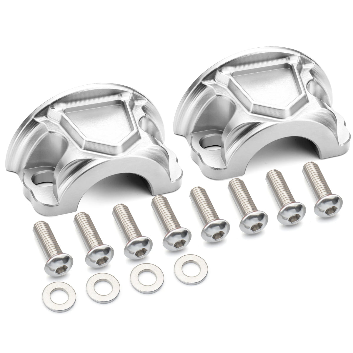Demi-Colliers de Fixation pour Maître-Cylindre/Levier 1 pouce - Harley-Davidson Touring, Softail, Dyna et Sportster 1996 et plus récent – photo 7/14