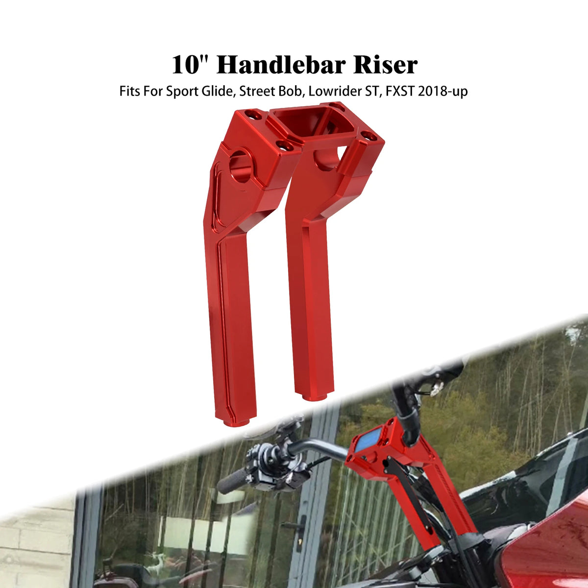 Rehausseurs de guidon 6"/8"/10" avec collier - Harley-Davidson Softail 2018 et plus – photo 15/17