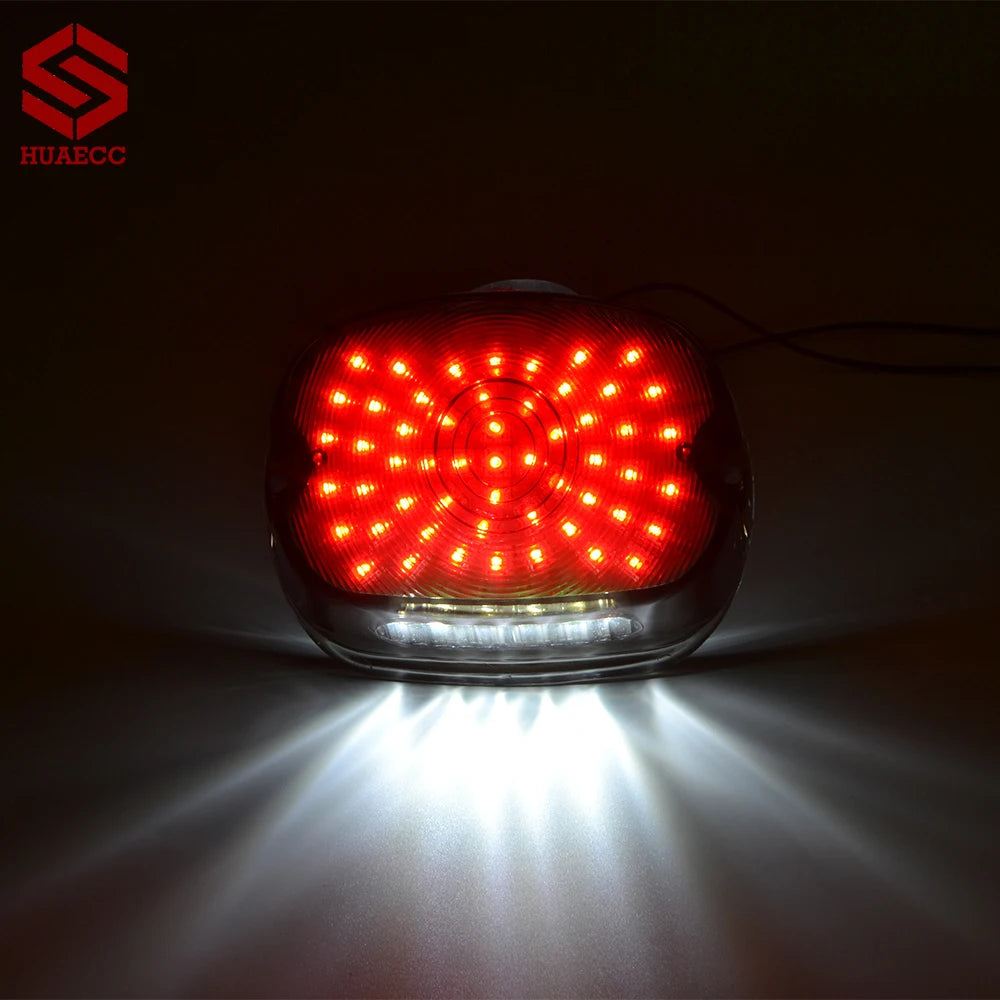Feu arrière LED lentille fumée pour Harley Softail Dyna Touring Sportster - vue 5