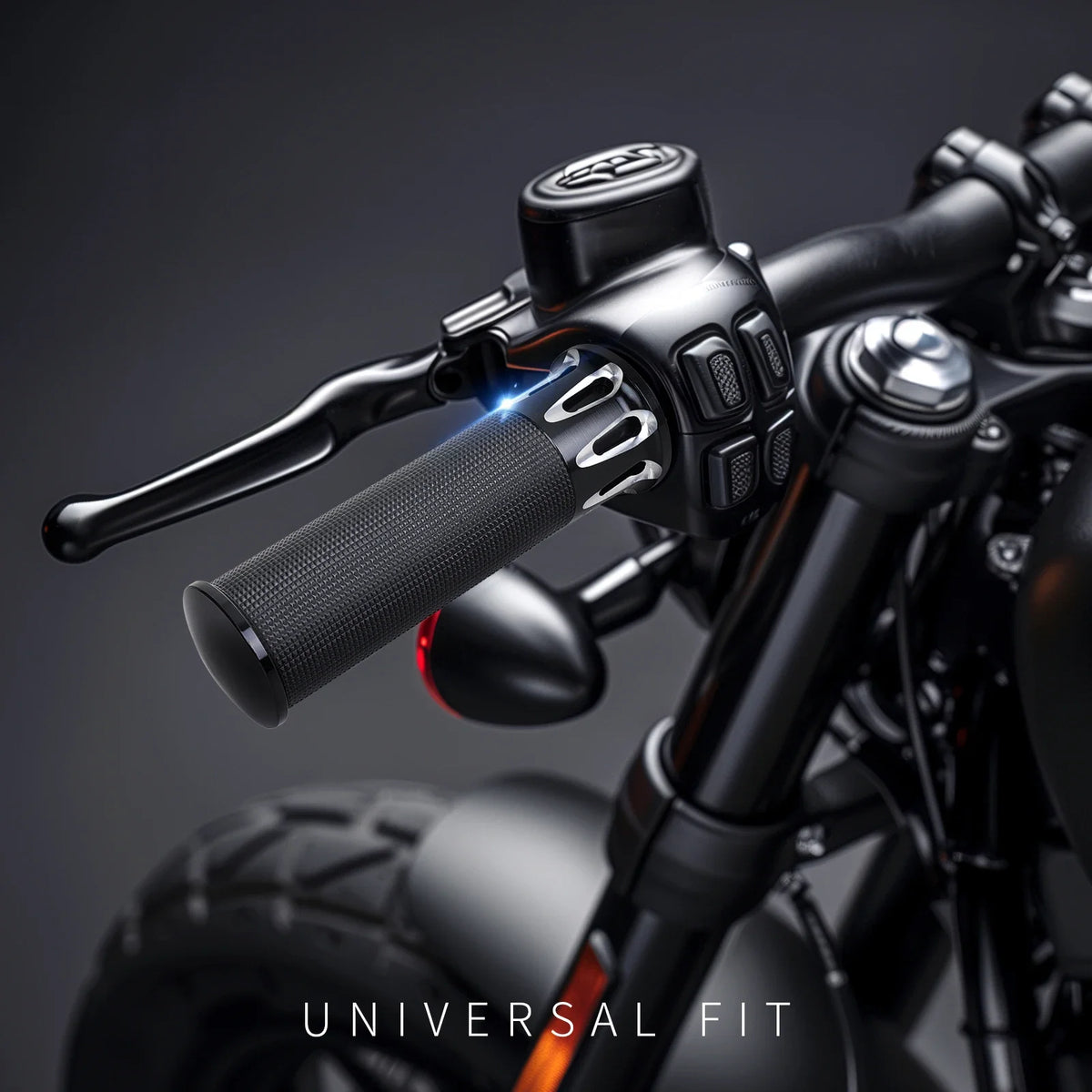 Poignées de guidon 1 po pour Harley Touring / Softail / Dyna / Sportster - vue 5