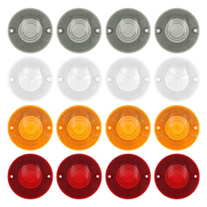 Cabochons de clignotants plats pour Harley Touring Softail - vue 2