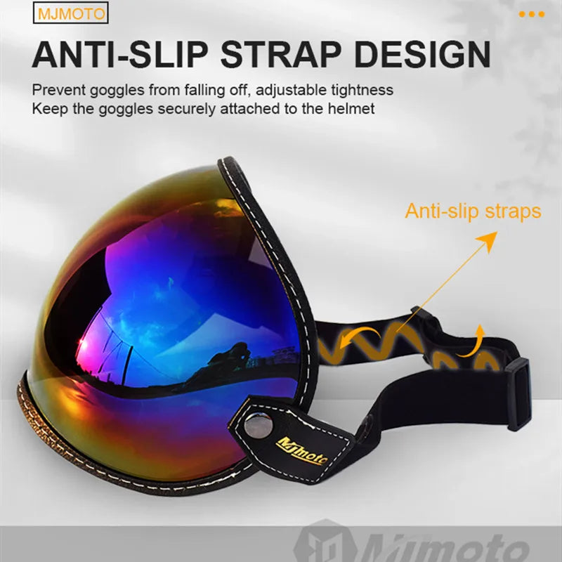 Visière Bulle Solaire Universelle pour Casque Jet - Anti-UV - vue 5