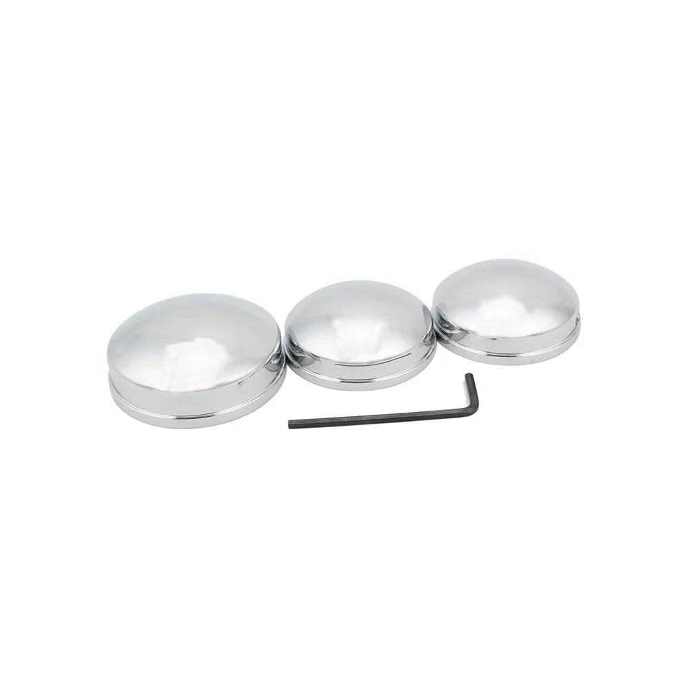 Cache de té de fourche chromé pour moto Harley - vue 7
