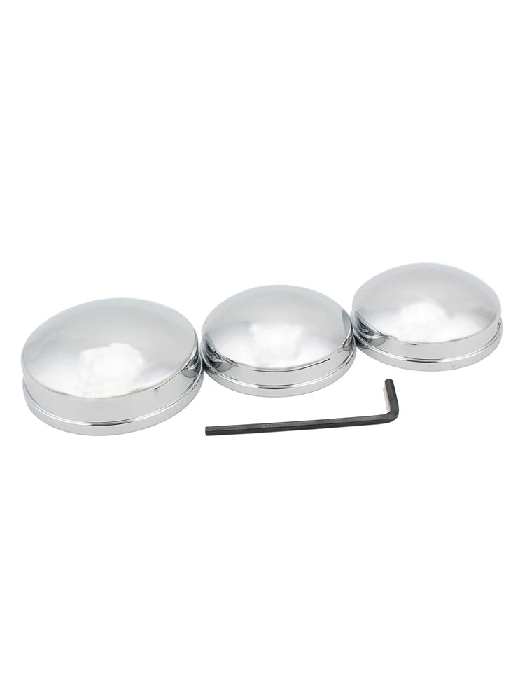 Cache de té de fourche chromé pour moto Harley - vue 7