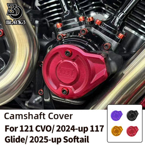 Cache Arbre à Cames CNC pour Harley 121 CVO, 117 Road/Street Glide, Softail, Ultra Limited – photo 1/12