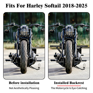 Arceau de protection moteur noir pour Harley-Davidson Softail - vue 2