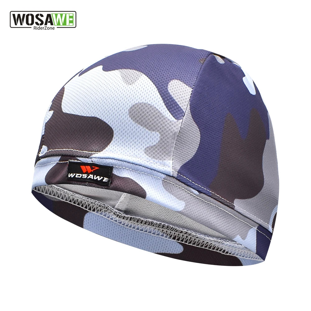 Sous-casque WOSAWE bleu respirant pour moto - vue 1