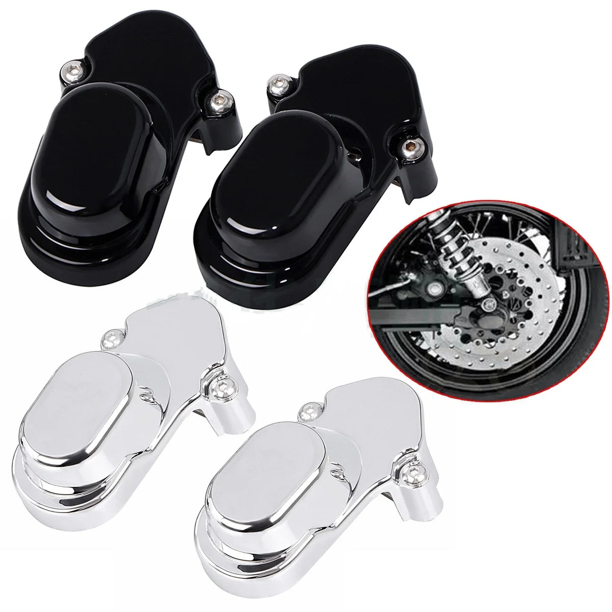 Caches d'axe arrière pour Harley Sportster - vue 4