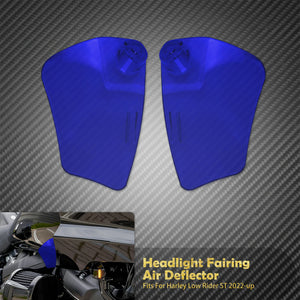 Déflecteurs d'Air Latéraux pour Carénage Phare - Harley-Davidson Softail Low Rider ST 2022 et plus récent – photo 7/11