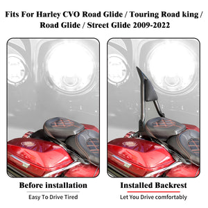 Dossier Passager Amovible 16'' (Sissy Bar) - Harley-Davidson Touring 2009-2025 – photo 2/6