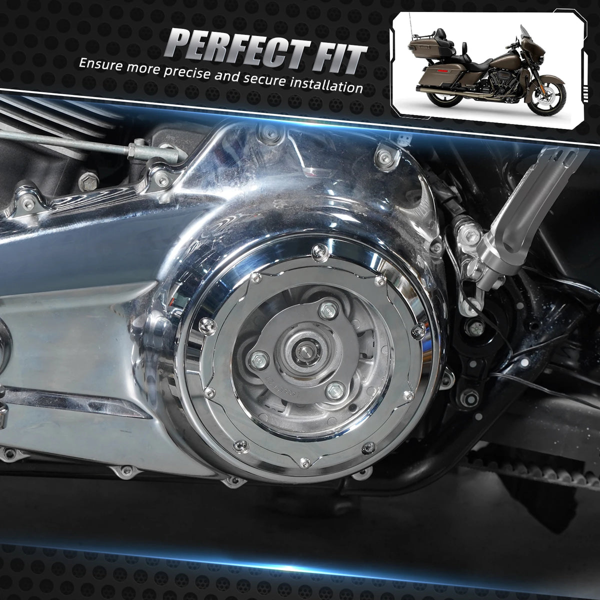 Béquille Latérale 13,2''/14,1''/14,8'' - Harley-Davidson Touring Road King, Street Glide 2007-2024 – photo 2/7
