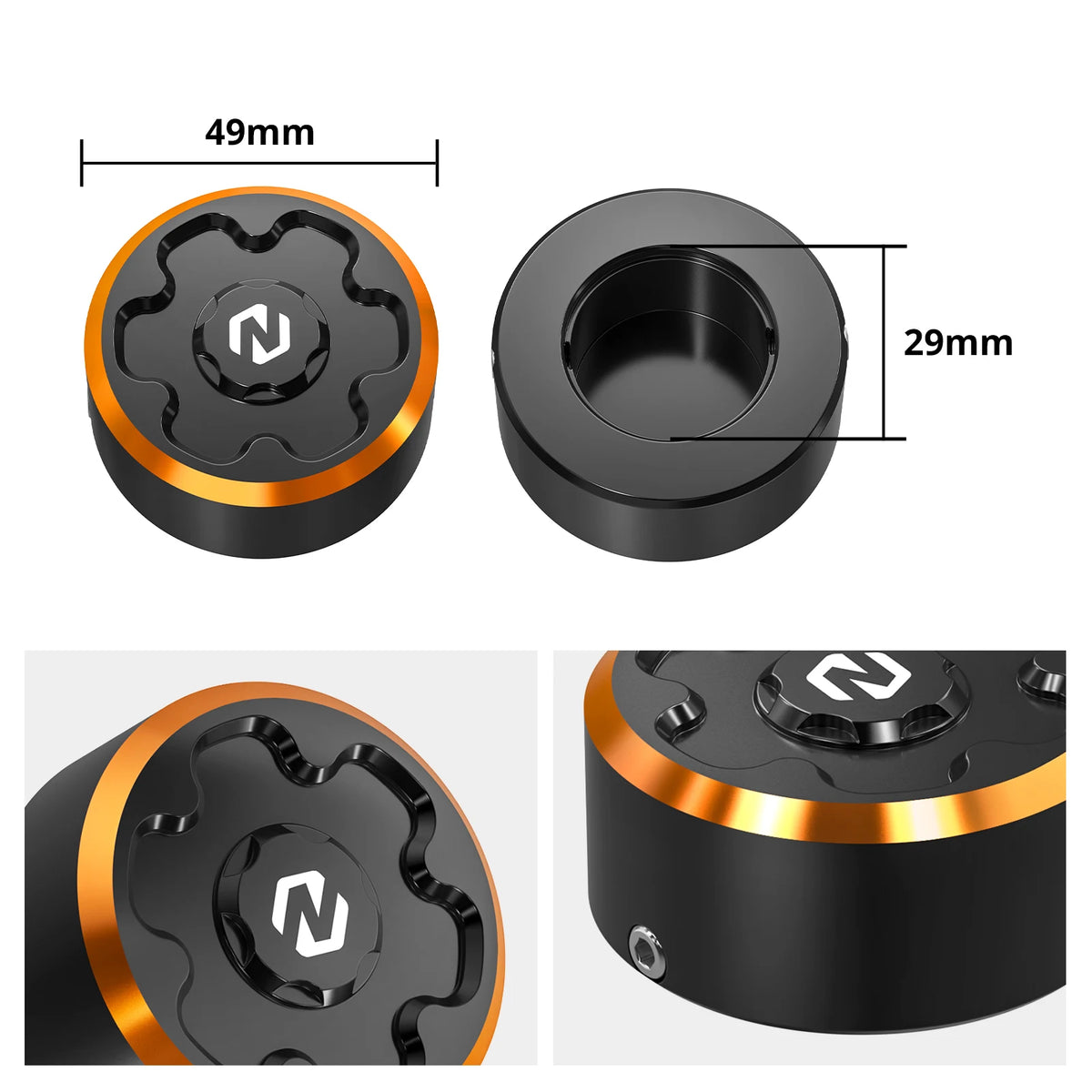 Caches de Té de Fourche Supérieur CNC pour Harley Sportster S RH1250S 2021-2024 – photo 4/8