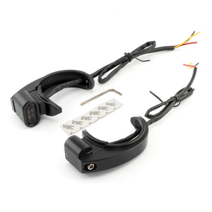 Clignotants LED à collier de fourche pour Harley Sportster Dyna - vue 10