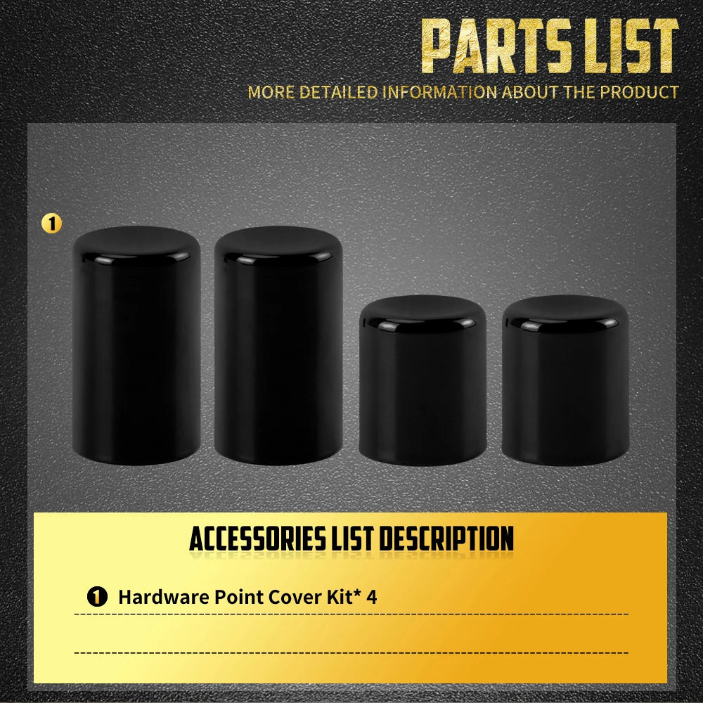 Caches de Points d'Ancrage (Docking Hardware) x4 - Harley-Davidson Touring 2009-2023 – photo 6/8