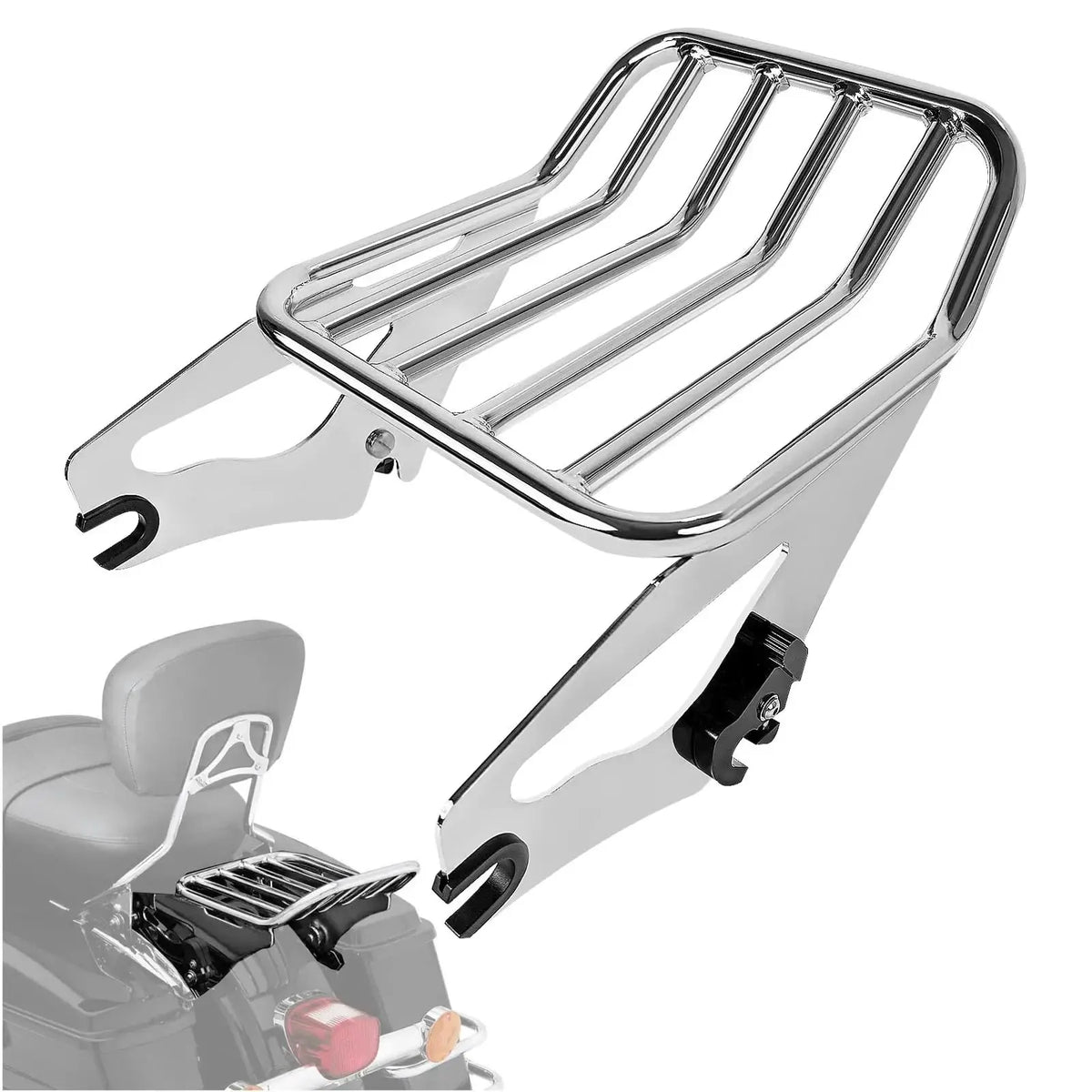 Porte-Bagages 2-Up Amovible pour Harley-Davidson Touring 2009-2023 - vue 5