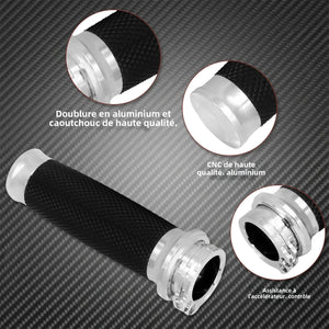 Poignées 1 pouce pour Harley Sportster et Dyna - vue 1