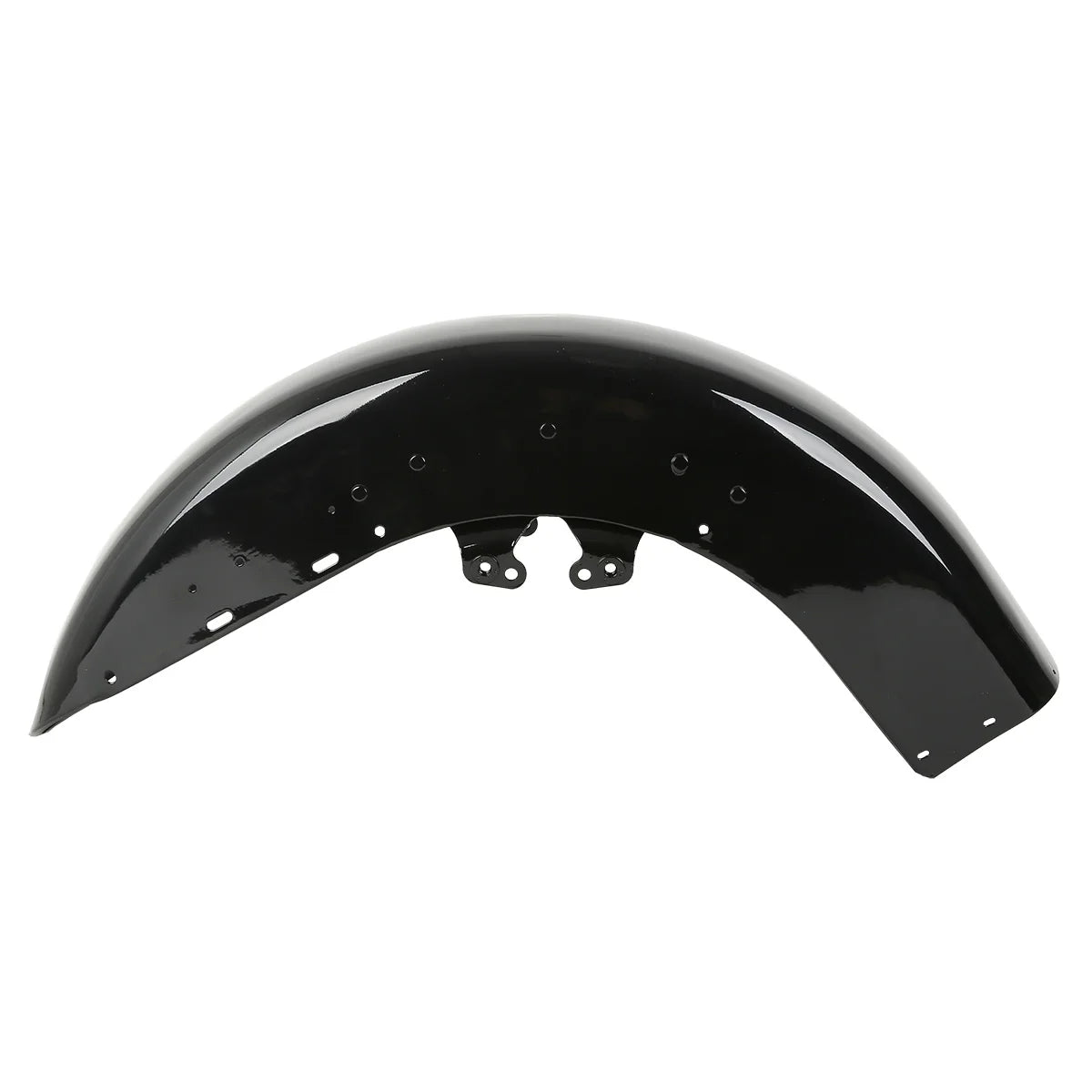 Garde-boue avant en acier noir pour Harley Touring - vue 3