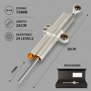 Amortisseur de direction universel réglable 260-375 mm, aluminium CNC – photo 4/6