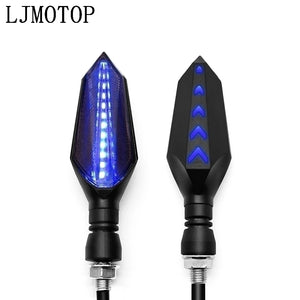 Clignotants LED à défilement séquentiel pour moto, feux de position ambrés - vue 11