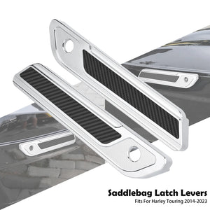 Levier de fermeture chromé pour sacoche rigide de moto Harley-Davidson - vue 8