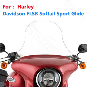 Pare-brise transparent 14 pouces pour Harley Softail Sport Glide - vue 1