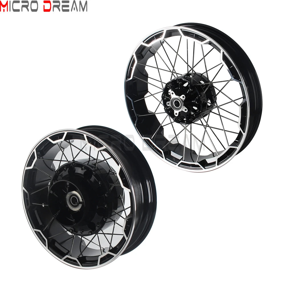 Jantes Avant 21x3,5'' Double Disque et Arrière 18x5'' à Rayons - Harley-Davidson Touring 2021 et plus (freins ABS) – photo 2/6