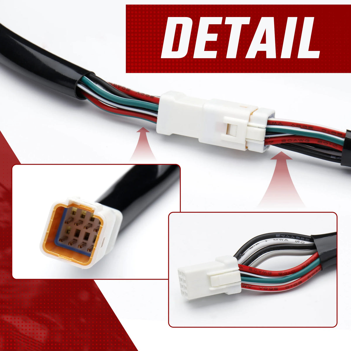 Kit de Rallonge Faisceau CAN-Bus / Throttle-by-Wire (6" à 16") - Harley-Davidson Pan America, CVO Street/Road Glide – photo 6/11