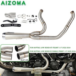 Ligne d'échappement complète pour Harley-Davidson Softail Low Rider ST FXLRST FXRST 2022-2024 – photo 1/8