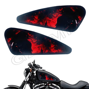 Autocollant décoratif drapeau sur réservoir de Harley Sportster - vue 9