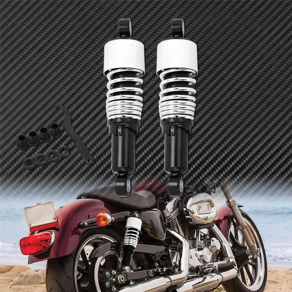 Paire d'Amortisseurs Arrière Réglables 267mm - Harley Sportster XL883/1200, Touring, Dyna, Road King, Electra Glide – photo 8/8