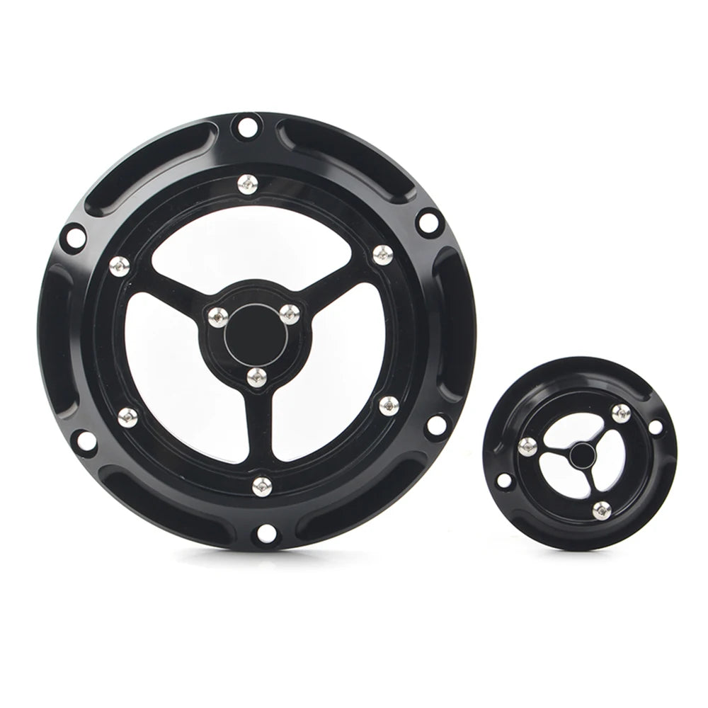 Cache derby à fenêtre et cache de distribution pour Harley Sportster - vue 7